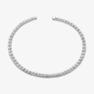 Mémoire Mémoire Open Flex 18K White Gold Diamond Bangle by The Solist | Thumbnail 2 Mémoire Mémoire Open Flex 18K White Gold Diamond Bangle by The Solist | Thumbnail 2