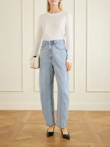 Aje Lucina Studded High-rise Straight-leg Jeans | Thumbnail 2