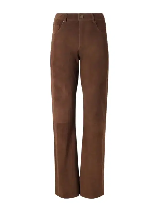 ARMA Jean Suede Straight-leg Pants