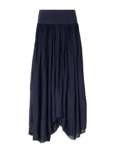 Maria McManus Asymmetrical Plissé Midi Skirt | Thumbnail 1 Maria McManus Asymmetrical Plissé Midi Skirt | Thumbnail 1