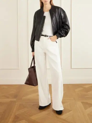 ARMA Hannan Leather Bomber Jacket | Thumbnail 2 ARMA Hannan Leather Bomber Jacket | Thumbnail 2