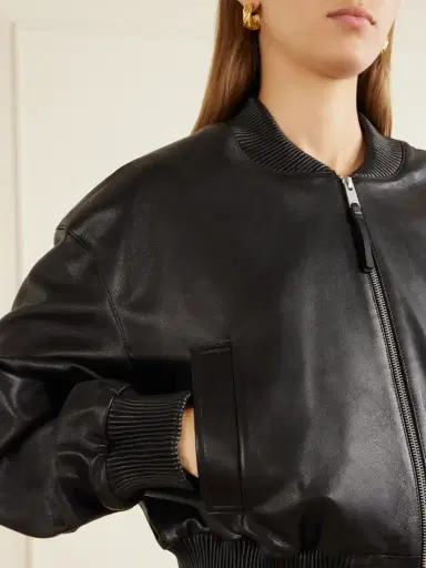 ARMA Hannan Leather Bomber Jacket | Thumbnail 5 ARMA Hannan Leather Bomber Jacket | Thumbnail 5
