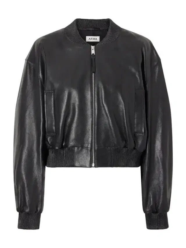 ARMA Hannan Leather Bomber Jacket