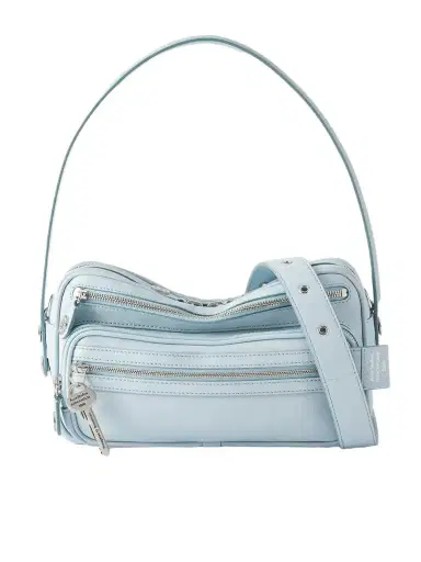 Acne Studios Logo-detailed Leather Shoulder Bag | Thumbnail 1 Acne Studios Logo-detailed Leather Shoulder Bag | Thumbnail 1