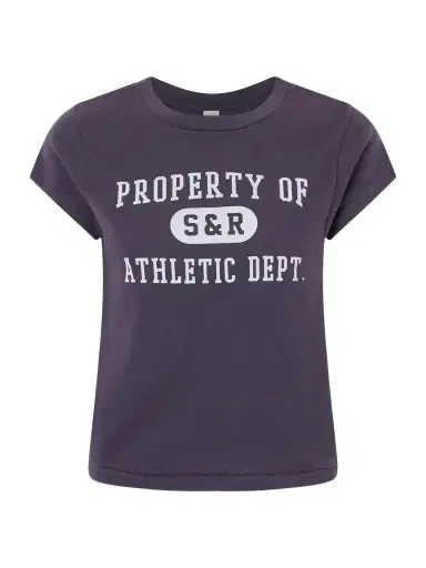 Sporty & Rich Printed Garment-dyed Cotton-jersey T-shirt | Thumbnail 1 Sporty & Rich Printed Garment-dyed Cotton-jersey T-shirt | Thumbnail 1