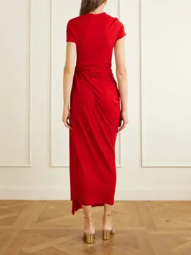Erdem Draped Crepe Gown | Thumbnail 3 Erdem Draped Crepe Gown | Thumbnail 3