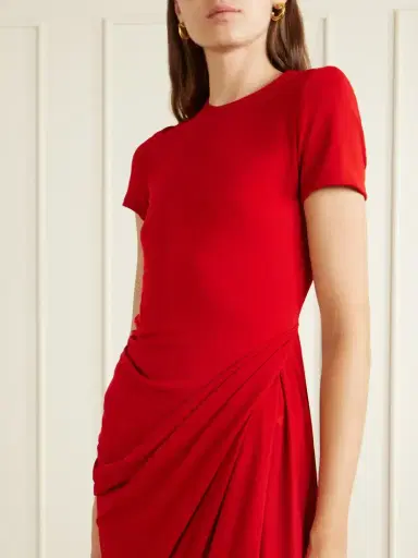 Erdem Draped Crepe Gown | Thumbnail 4 Erdem Draped Crepe Gown | Thumbnail 4