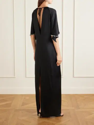 Stella McCartney Embellished Satin Maxi-dress | Thumbnail 3 Stella McCartney Embellished Satin Maxi-dress | Thumbnail 3