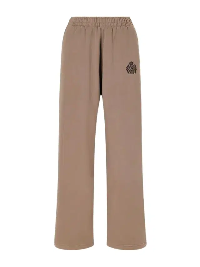 Sporty & Rich Logo-embroidered Cotton-jersey Wide-leg Sweatpants