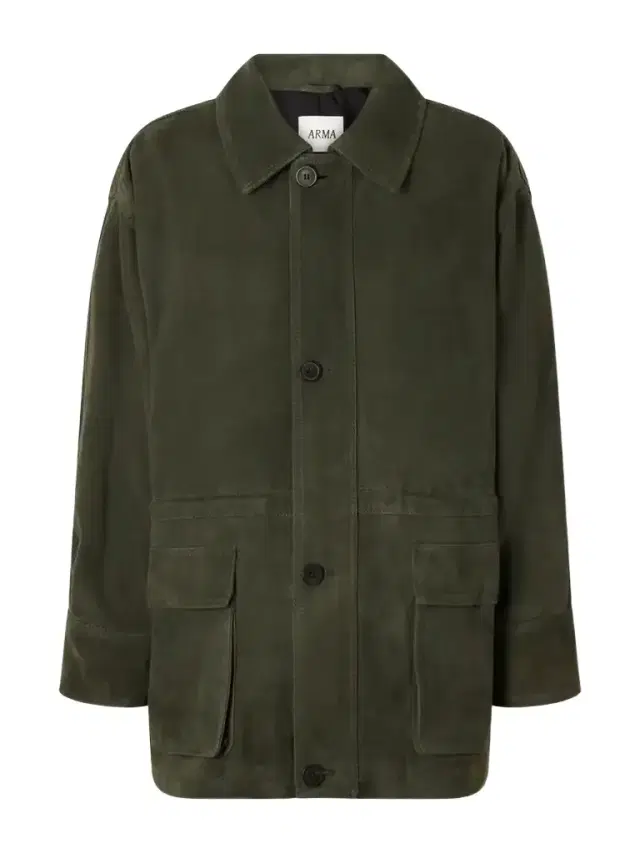 ARMA Maeve Paneled Suede Jacket