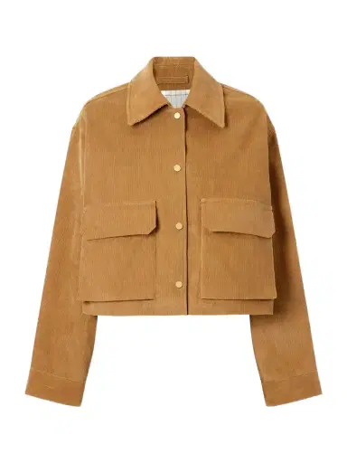 Maria McManus Organic Cotton Ribbed Cropped Jacket | Thumbnail 1 Maria McManus Organic Cotton Ribbed Cropped Jacket | Thumbnail 1