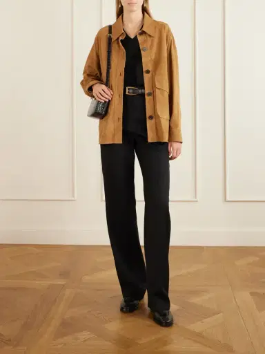 ARMA Kaylee Paneled Suede Jacket | Thumbnail 2 ARMA Kaylee Paneled Suede Jacket | Thumbnail 2