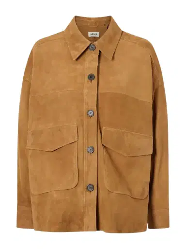 ARMA Kaylee Paneled Suede Jacket | Thumbnail 1 ARMA Kaylee Paneled Suede Jacket | Thumbnail 1