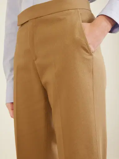 Maria McManus Cotton-blend Straight-leg High-waist Pants | Thumbnail 5 Maria McManus Cotton-blend Straight-leg High-waist Pants | Thumbnail 5