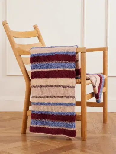 The Elder Statesman Textured Cashmere Throw | Thumbnail 1 The Elder Statesman Textured Cashmere Throw | Thumbnail 1