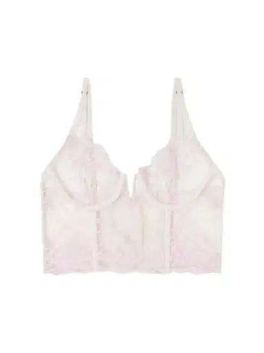Kiki de Montparnasse Juliette Longline Lace-trimmed Mesh Underwired Bra | Thumbnail 1