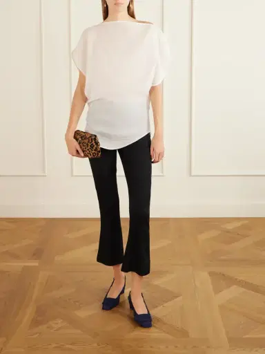 Roger Vivier Belle Vivier 45 Buckled Suede Ballet Flats | Thumbnail 4 Roger Vivier Belle Vivier 45 Buckled Suede Ballet Flats | Thumbnail 4