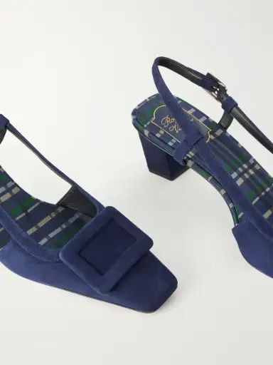 Roger Vivier Belle Vivier 45 Buckled Suede Ballet Flats | Thumbnail 5 Roger Vivier Belle Vivier 45 Buckled Suede Ballet Flats | Thumbnail 5