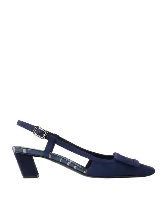 Roger Vivier Belle Vivier 45 Buckled Suede Ballet Flats