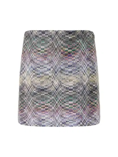 Missoni Striped Metallic Crochet-knit Mini Skirt | Thumbnail 1 Missoni Striped Metallic Crochet-knit Mini Skirt | Thumbnail 1
