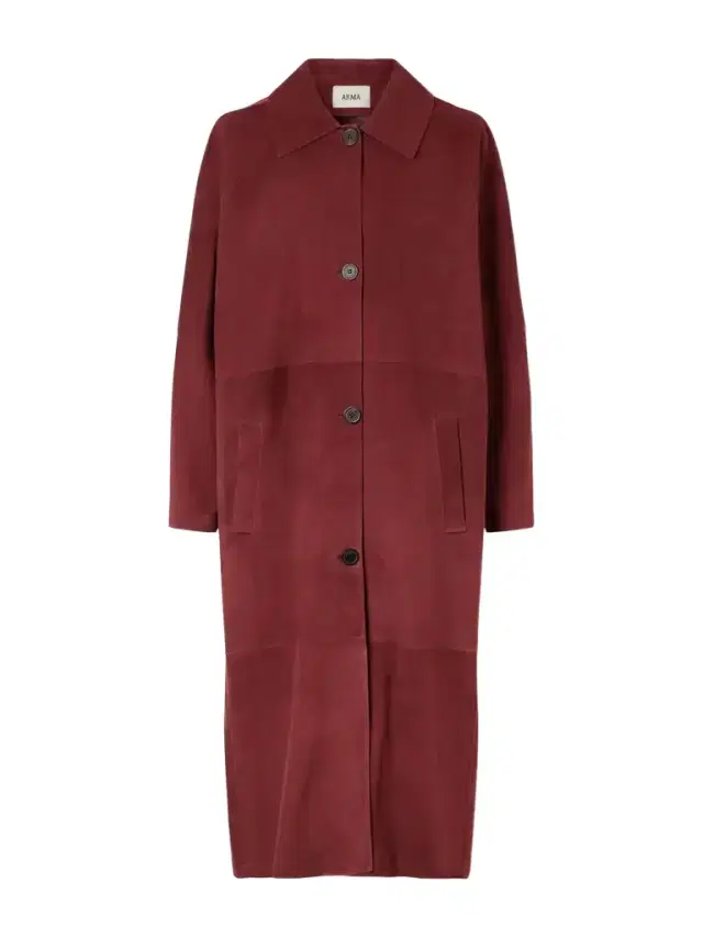 ARMA Judy Oversized Suede Coat