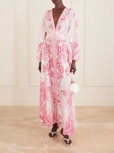 Camilla Embellished Floral-print Silk-crepe Maxi Dress | Thumbnail 2 Camilla Embellished Floral-print Silk-crepe Maxi Dress | Thumbnail 2