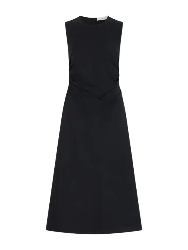 Proenza Schouler White Label Anoushka Ruched Cotton-blend Poplin Midi Dress