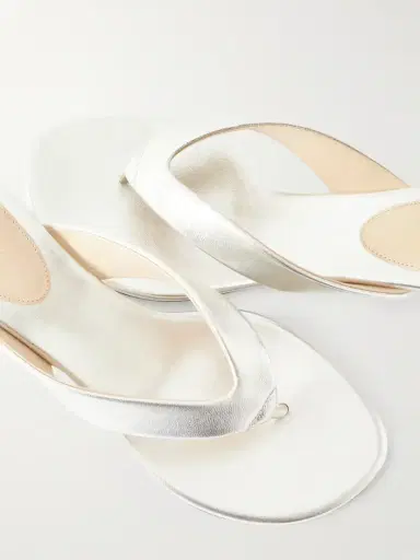 Le Monde Béryl Metallic Leather Wedge Sandals | Thumbnail 5 Le Monde Béryl Metallic Leather Wedge Sandals | Thumbnail 5