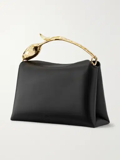 Erdem Bloom Medium Floral-embroidered Leather Clutch | Thumbnail 4