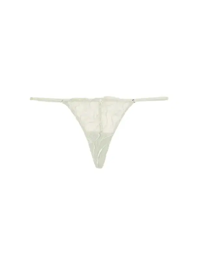 Kiki de Montparnasse Calla Lily Floral-embroidered Mesh Thong