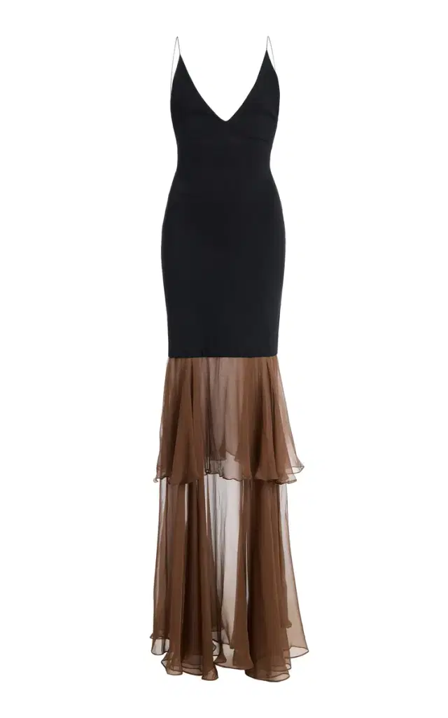 Burc Akyol Gitane Crepe Jersey Maxi Dress