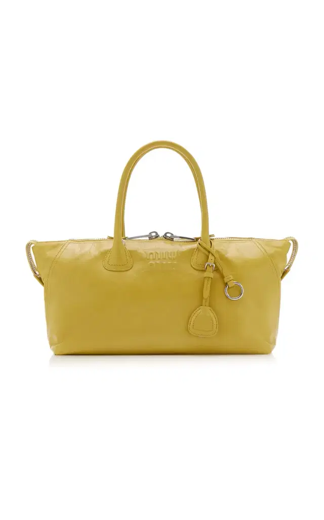 Miu Miu Leather Tote Bag