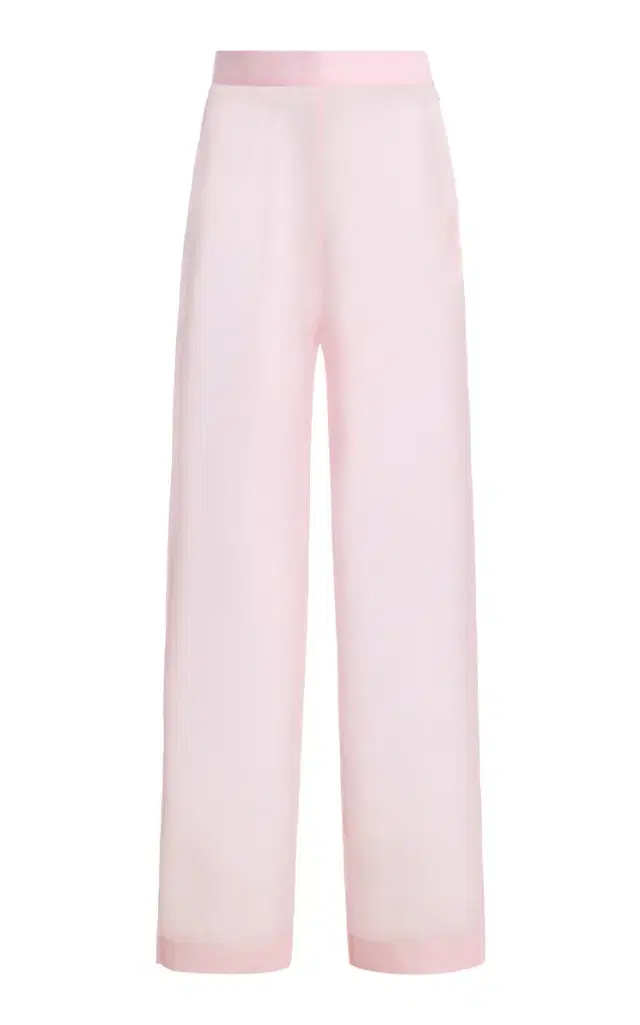 Marlies Grace Exclusive Flora Organza Straight-Leg Pants