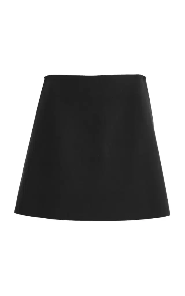 BIRROT Exclusive Lay3 Crepe Mini Skirt