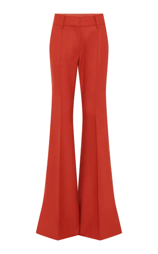 Gabriela Hearst Rhein Flared Wool-Cashmere Pants