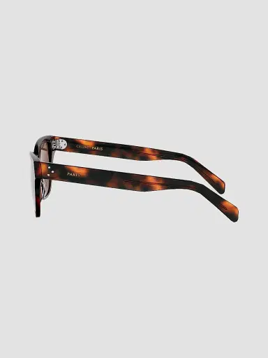 CELINE Women's 3 Dots HD 52MM Cat-Eye Sunglasses - Dark Havana Brown | Thumbnail 3