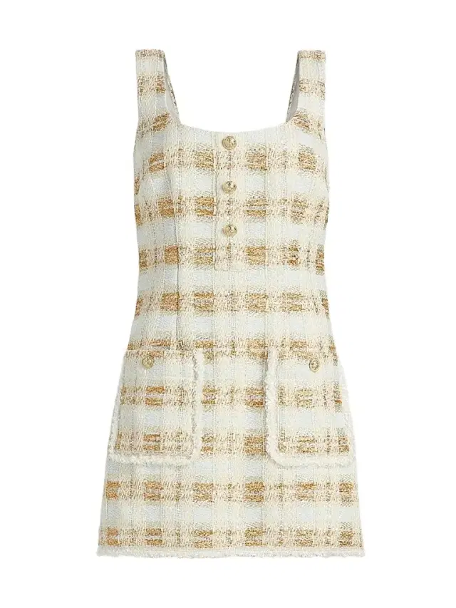 Ramy Brook Women's Michaela Tweed Mini Dress -  Tweed
