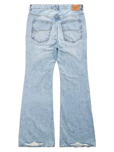 Balenciaga Women's Flared Pants - Light Blue | Thumbnail 2