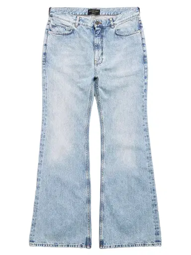 Balenciaga Women's Flared Pants - Light Blue | Thumbnail 1