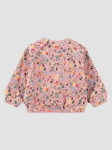 Molo Baby Girl's & Little Girl's Disc Floral Cotton Sweatshirt - Delicate Mini | Thumbnail 2