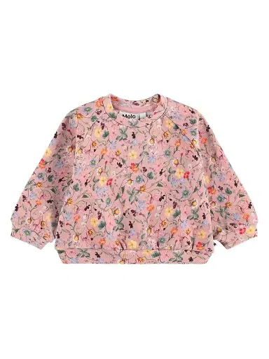 Molo Baby Girl's & Little Girl's Disc Floral Cotton Sweatshirt - Delicate Mini | Thumbnail 1