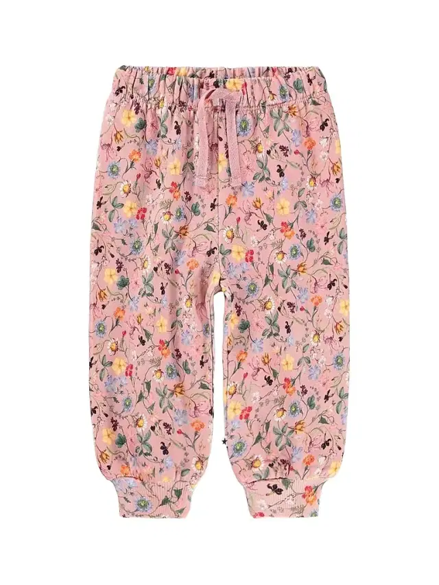 Molo Baby Girl's & Little Girl's Simeon Floral Cotton Sweatpants - Delicate Mini