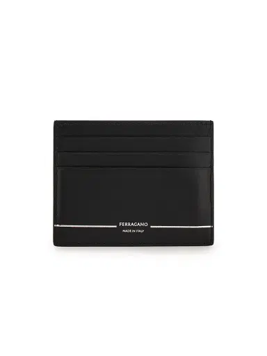 FERRAGAMO Men's Gancini Leather Card Holder - Nero | Thumbnail 3 FERRAGAMO Men's Gancini Leather Card Holder - Nero | Thumbnail 3
