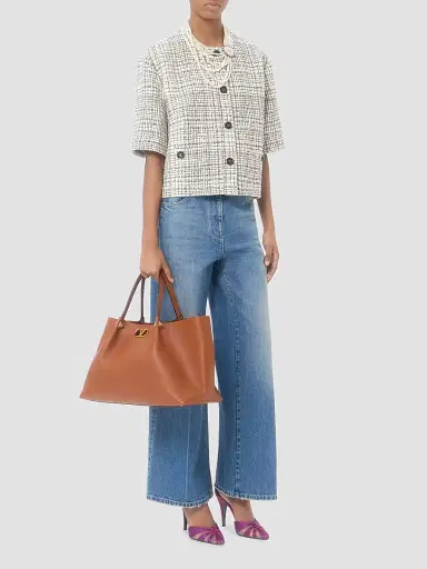 Valentino Garavani Women's Large Soft Leather Shopping Bag | Thumbnail 2 Valentino Garavani Women's Large Soft Leather Shopping Bag | Thumbnail 2