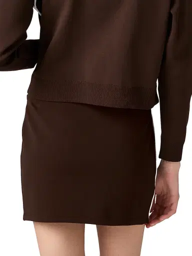 Miu Miu Women's Technical Yarn Miniskirt | Thumbnail 3