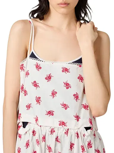 Miu Miu Women's Slubbed Poplin Dress | Thumbnail 5 Miu Miu Women's Slubbed Poplin Dress | Thumbnail 5