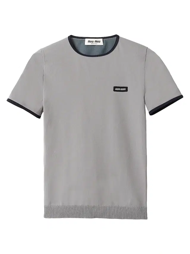 Miu Miu Women's Technical Yarn Crew-Neck Sweater - Grey