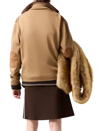 Miu Miu Women's Milano Rib Knit Skirt | Thumbnail 3
