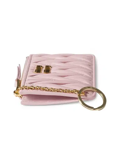 Miu Miu Women's Matelassé Nappa Leather Card Holder | Thumbnail 3 Miu Miu Women's Matelassé Nappa Leather Card Holder | Thumbnail 3