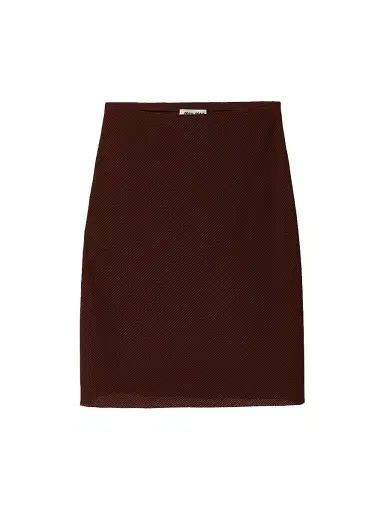 Miu Miu Women's Silk Mid-Length Skirt | Thumbnail 1